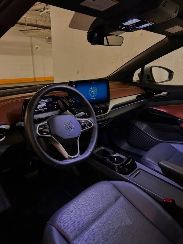 Volkswagen ID.4 cockpit after interior detail